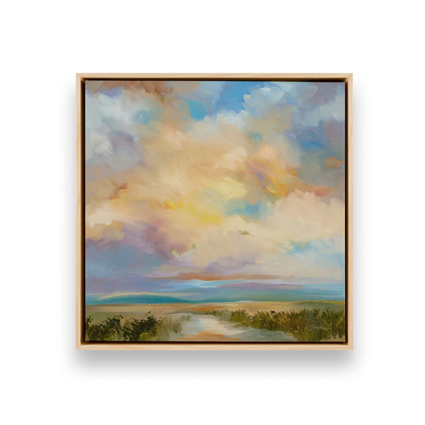 [Color:American Maple], Picture of art in a American Maple frame
