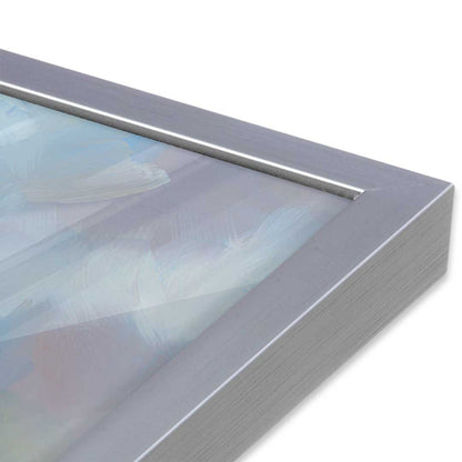 [Color:Polished Chrome], Picture of art in a Polished Chrome frame at an angle