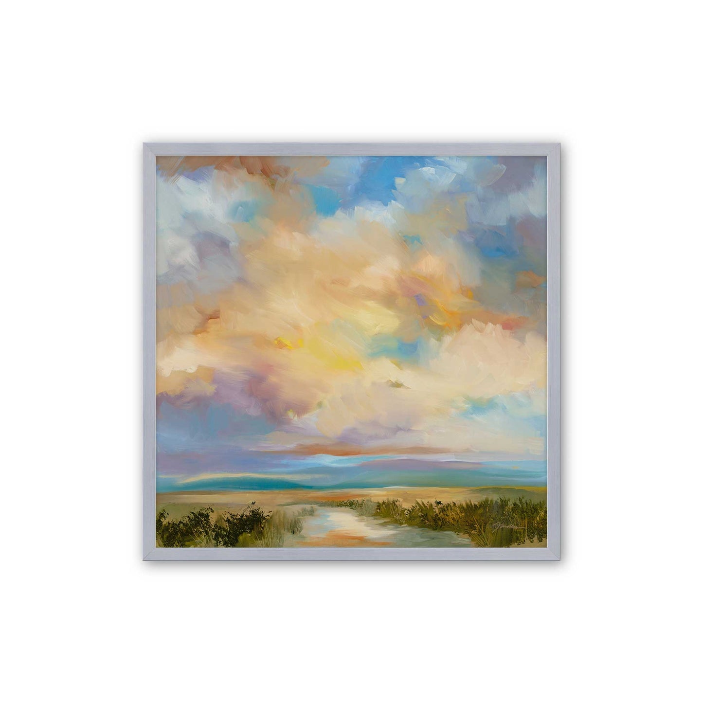 [Color:Polished Chrome], Picture of art in a Polished Chrome frame