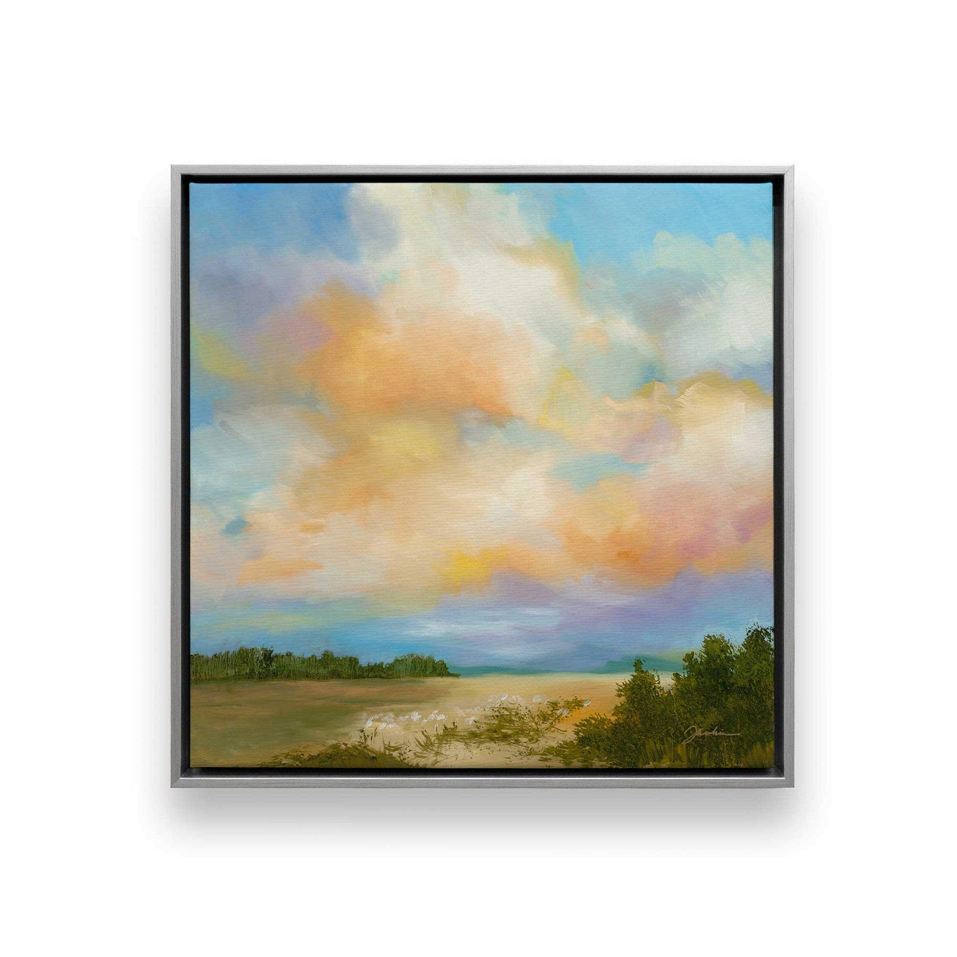 [Color:Polished Chrome], Picture of art in a Polished Chrome frame