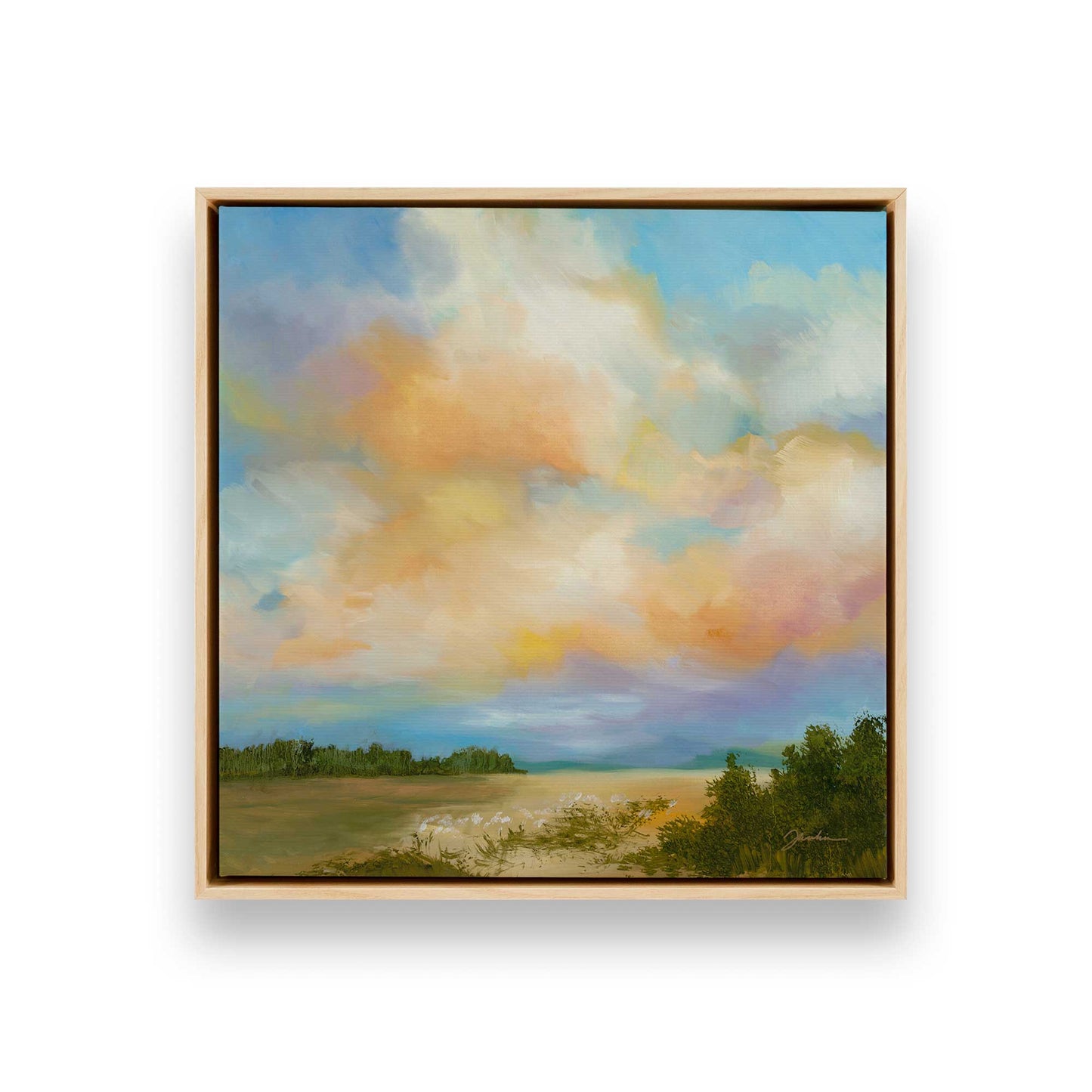 [Color:American Maple], Picture of art in a American Maple frame