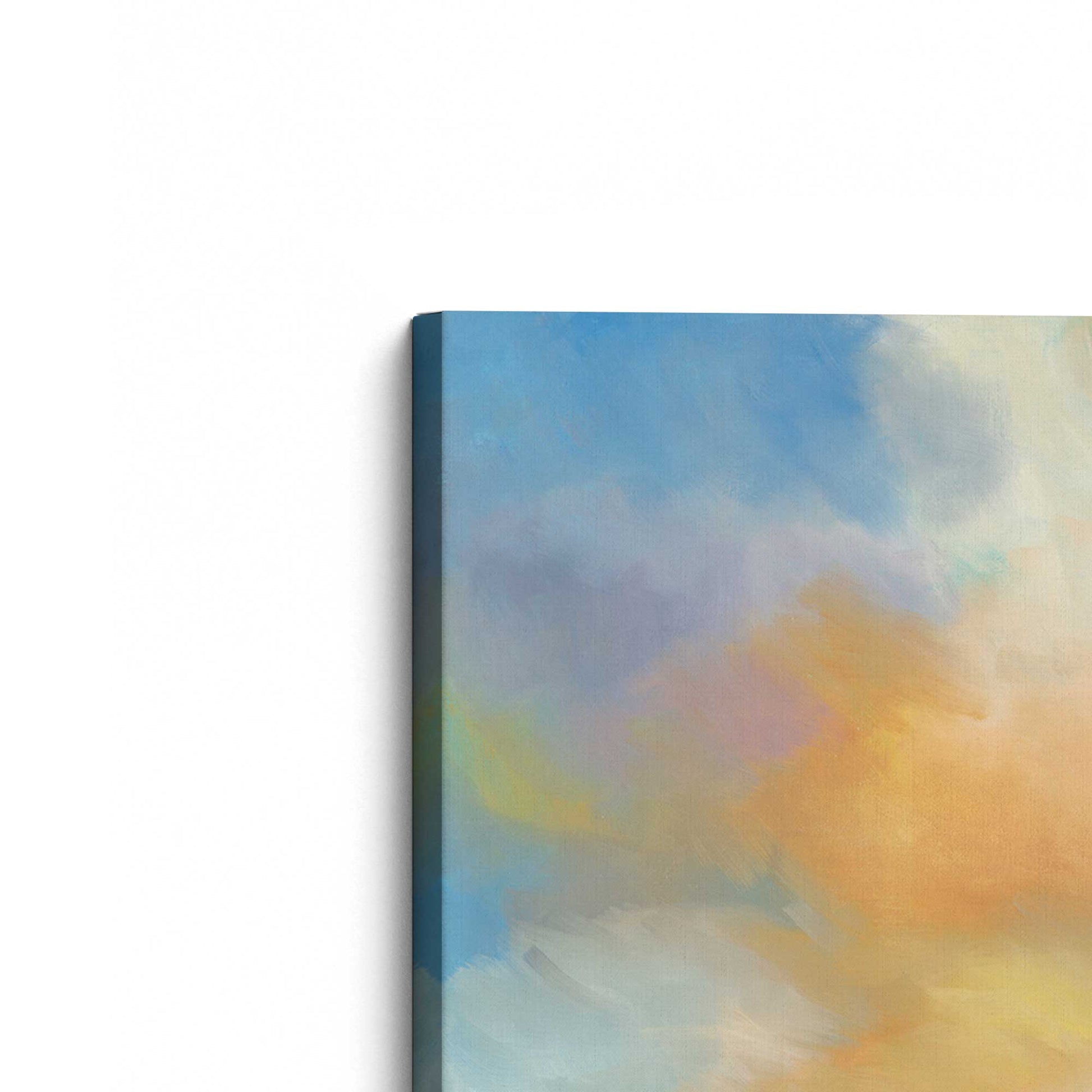 [Color:Stretched Canvas], Picture of the corner of the art