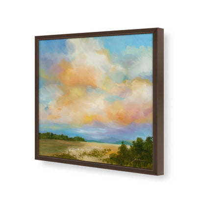 [Color:Espresso], Picture of art in a Espresso frame of the corner