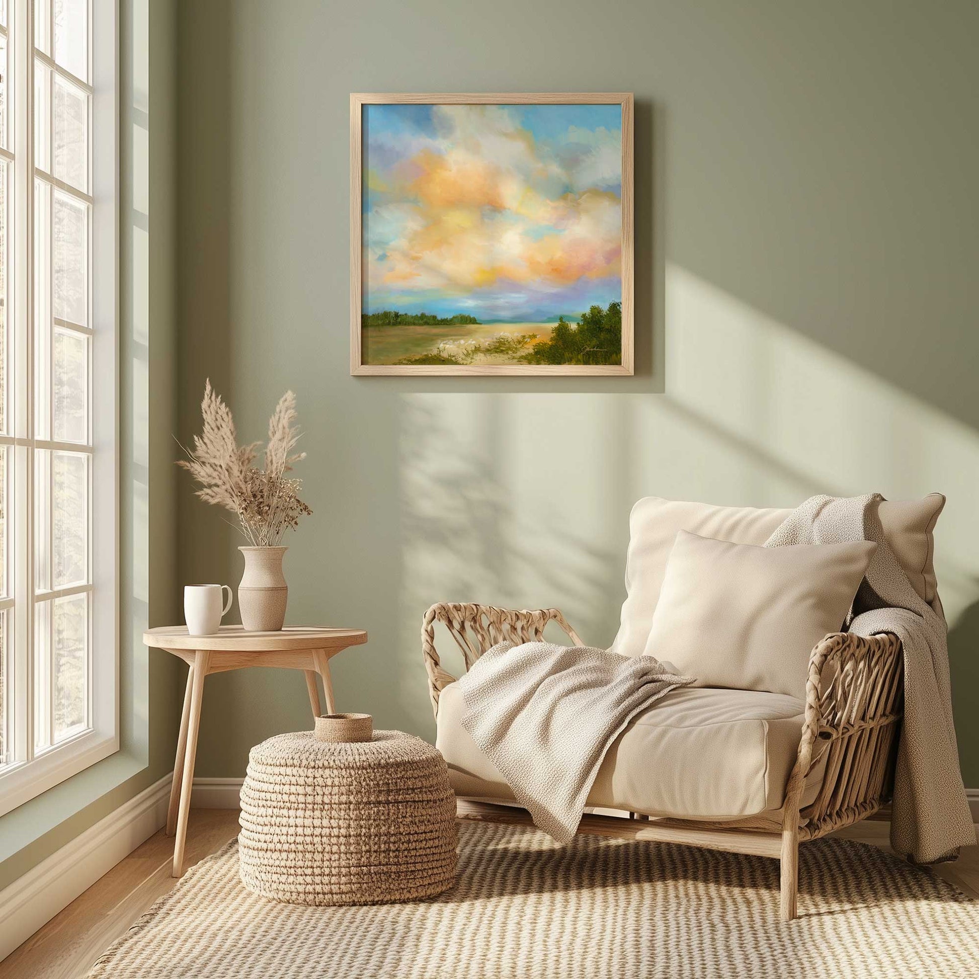 Picture of art in a room