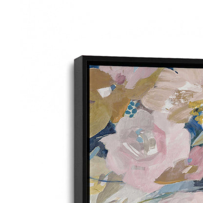 [Color:Satin Black], Picture of art in a Satin Black frame at an angle