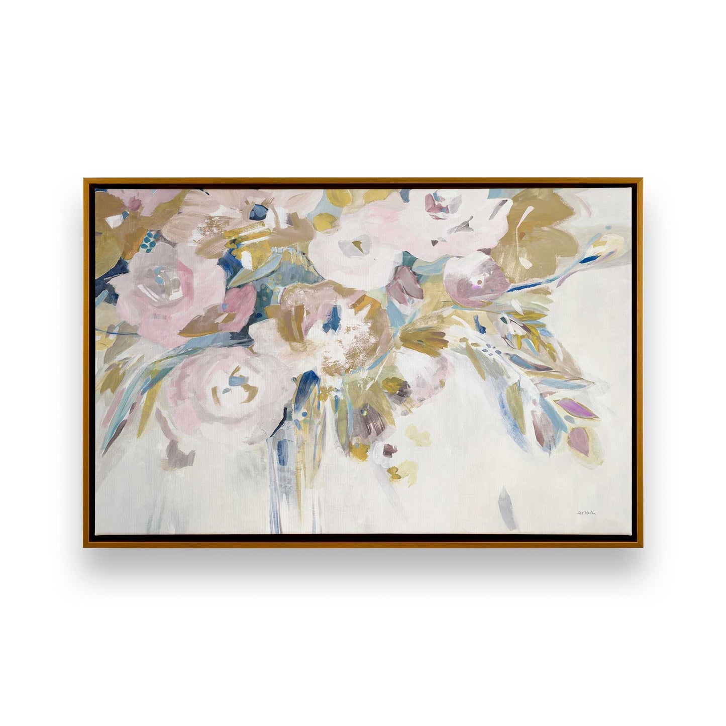 [Color:Polished Gold], Picture of art in a Polished Gold frame