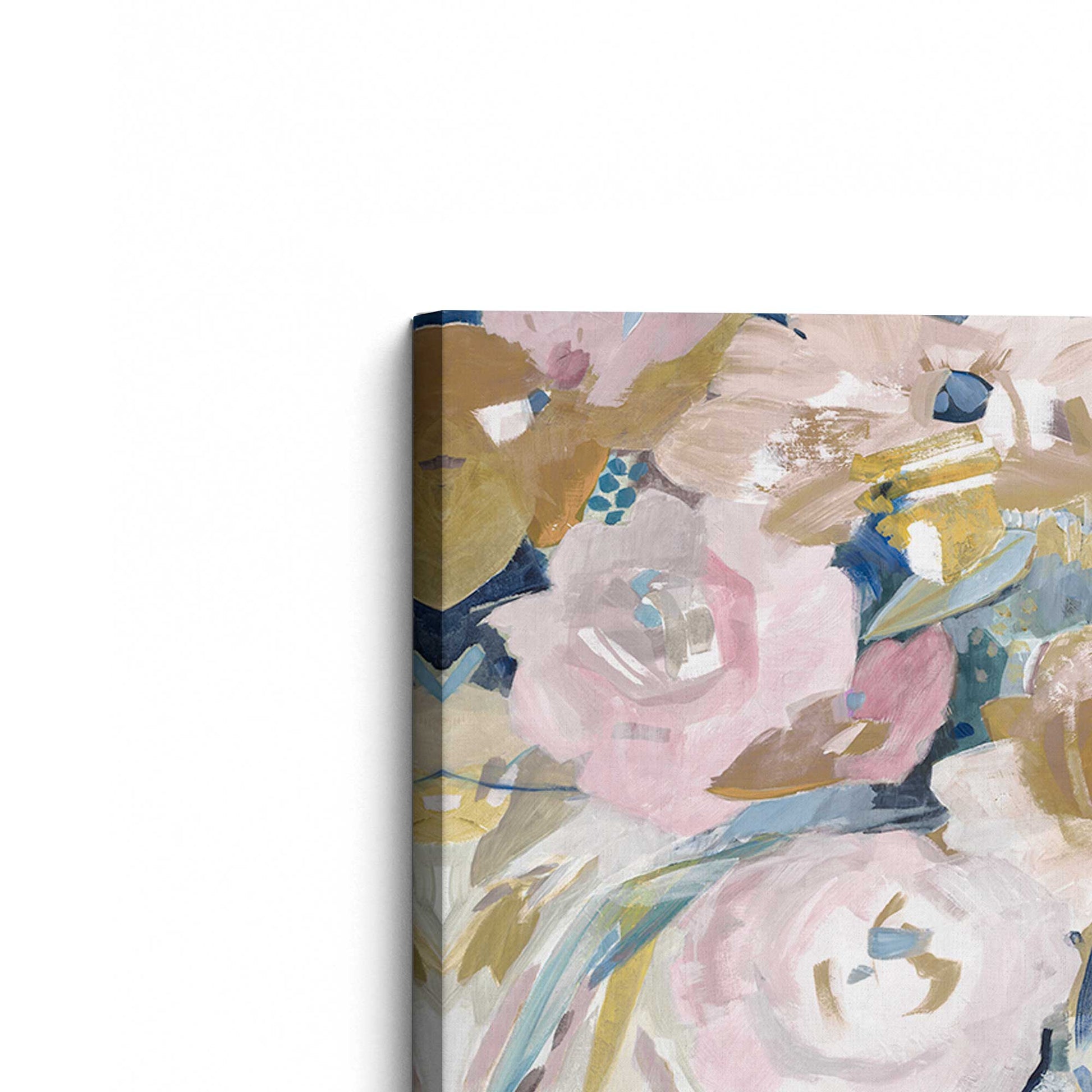 [Color:Stretched Canvas], Picture of the corner of the art