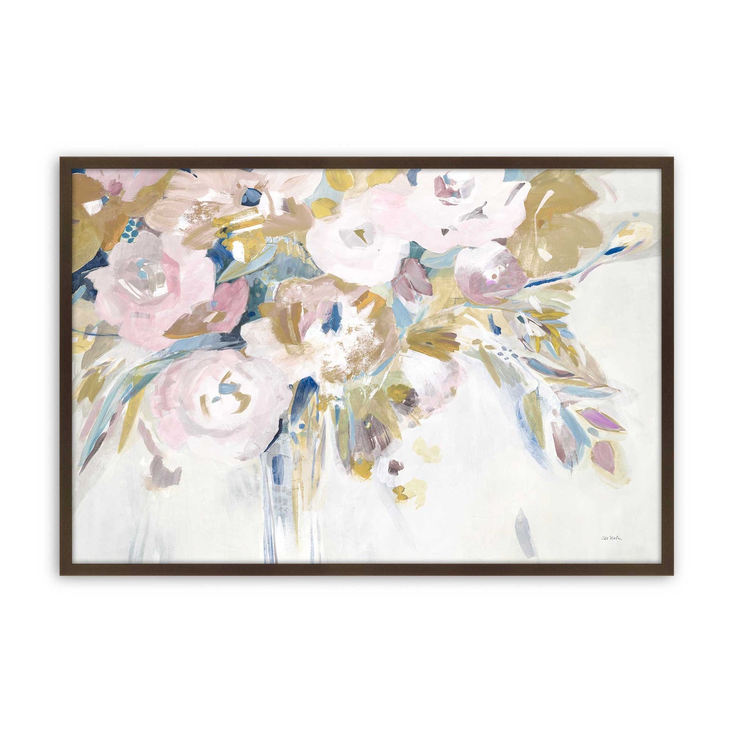 [Color:Brown], Picture of art in a Brown frame
