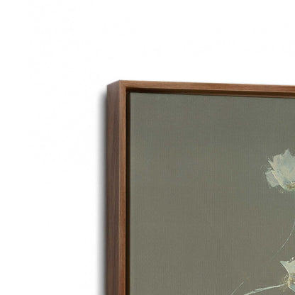 [Color:Walnut], Picture of art in a Walnut frame at an angle