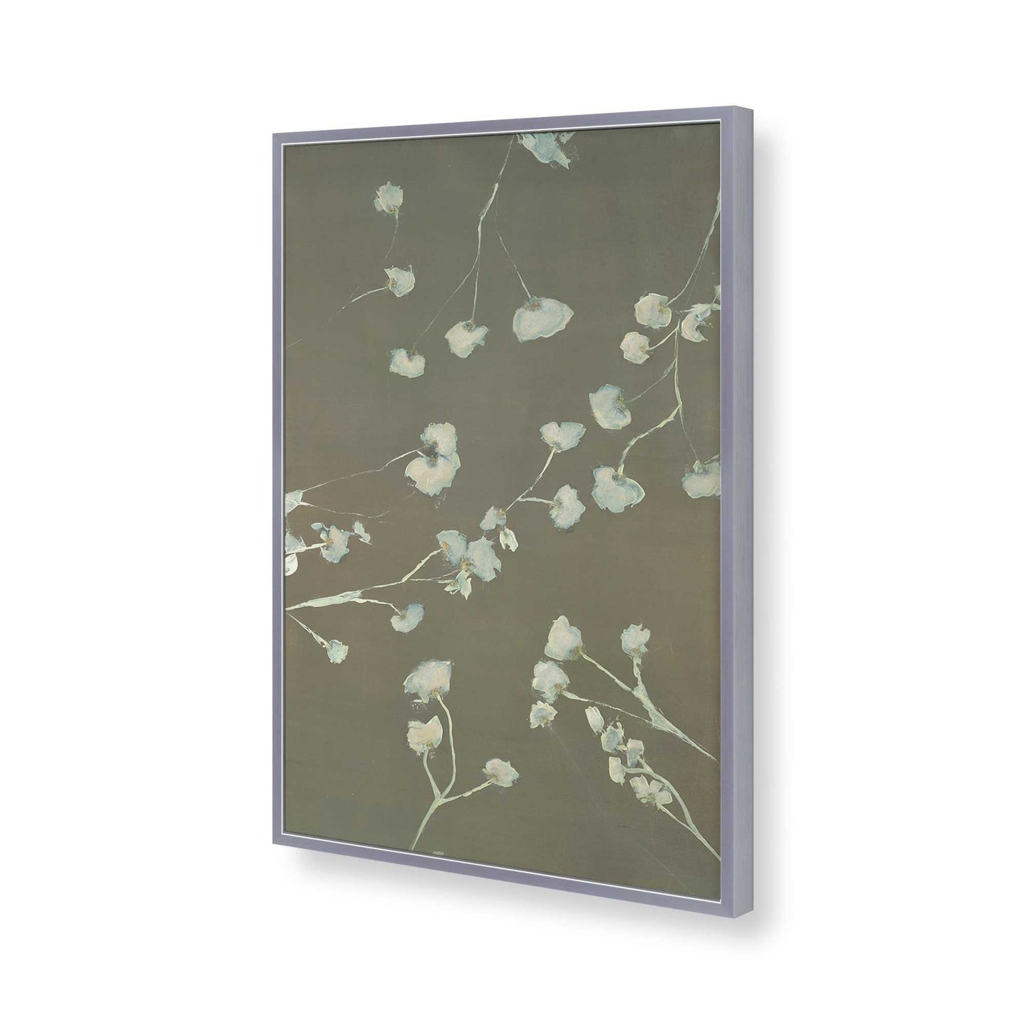 [Color:Polished Chrome], Picture of art in a Polished Chrome frame of the corner
