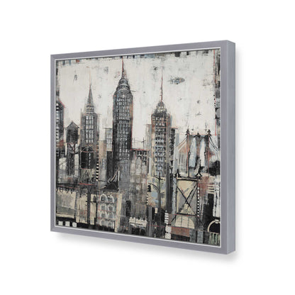[Color:Polished Chrome], Picture of art in a Polished Chrome frame of the corner