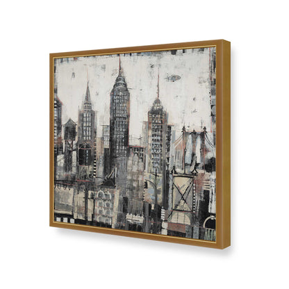 [Color:Polished Gold], Picture of art in a Polished Gold frame of the corner