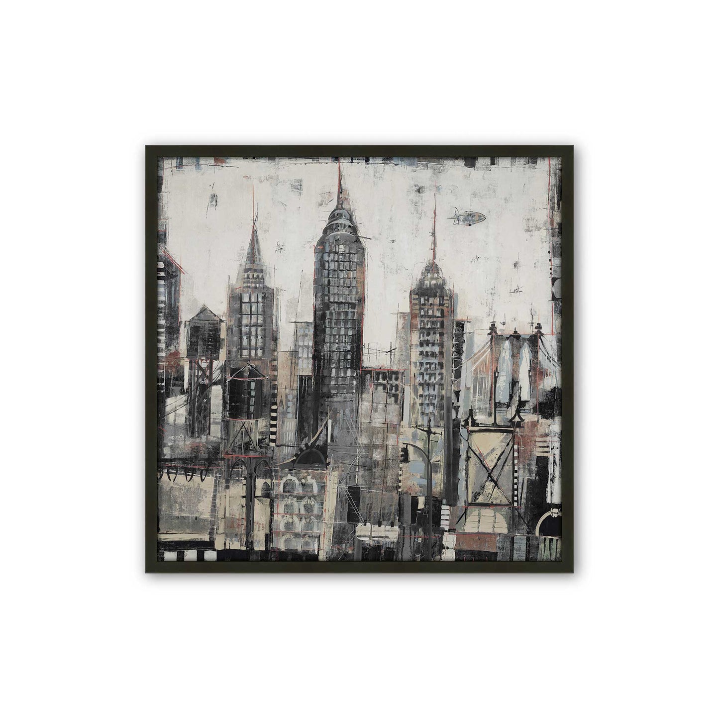 [Color:Satin Black], Picture of art in a Satin Black frame