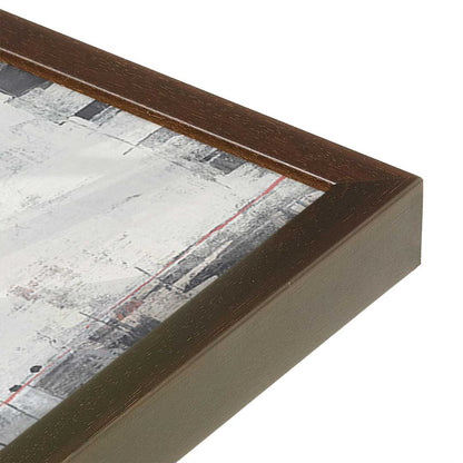 [Color:Espresso], Picture of art in a Espresso frame at an angle