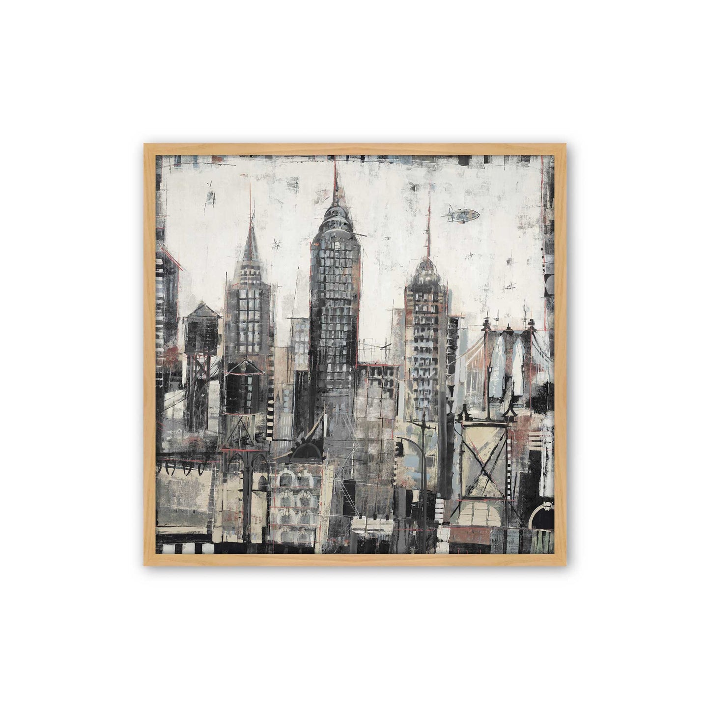 [Color:American Maple], Picture of art in a American Maple frame