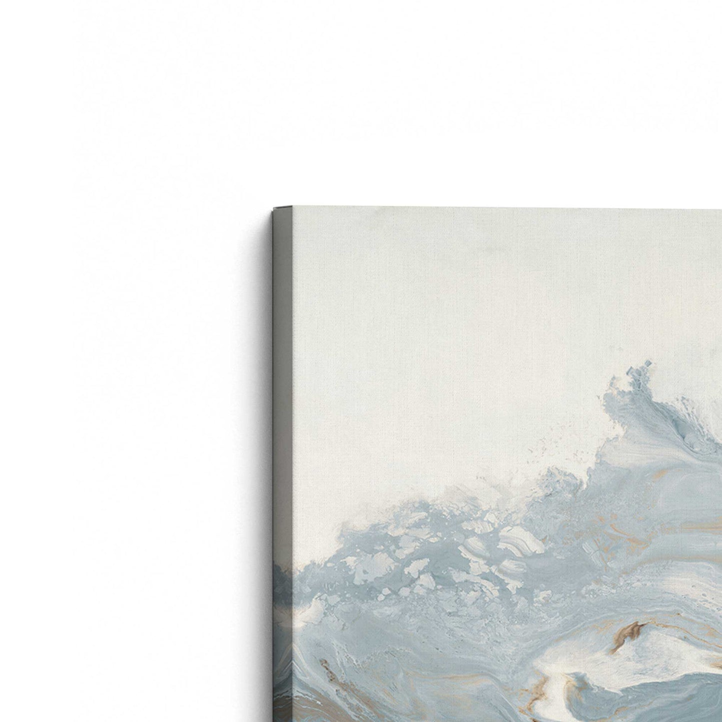 [Color:Stretched Canvas], Picture of the corner of the art