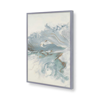 [Color:Polished Chrome], Picture of art in a Polished Chrome frame of the corner