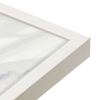 [Color:Opaque White], Picture of art in a Opaque White frame at an angle
