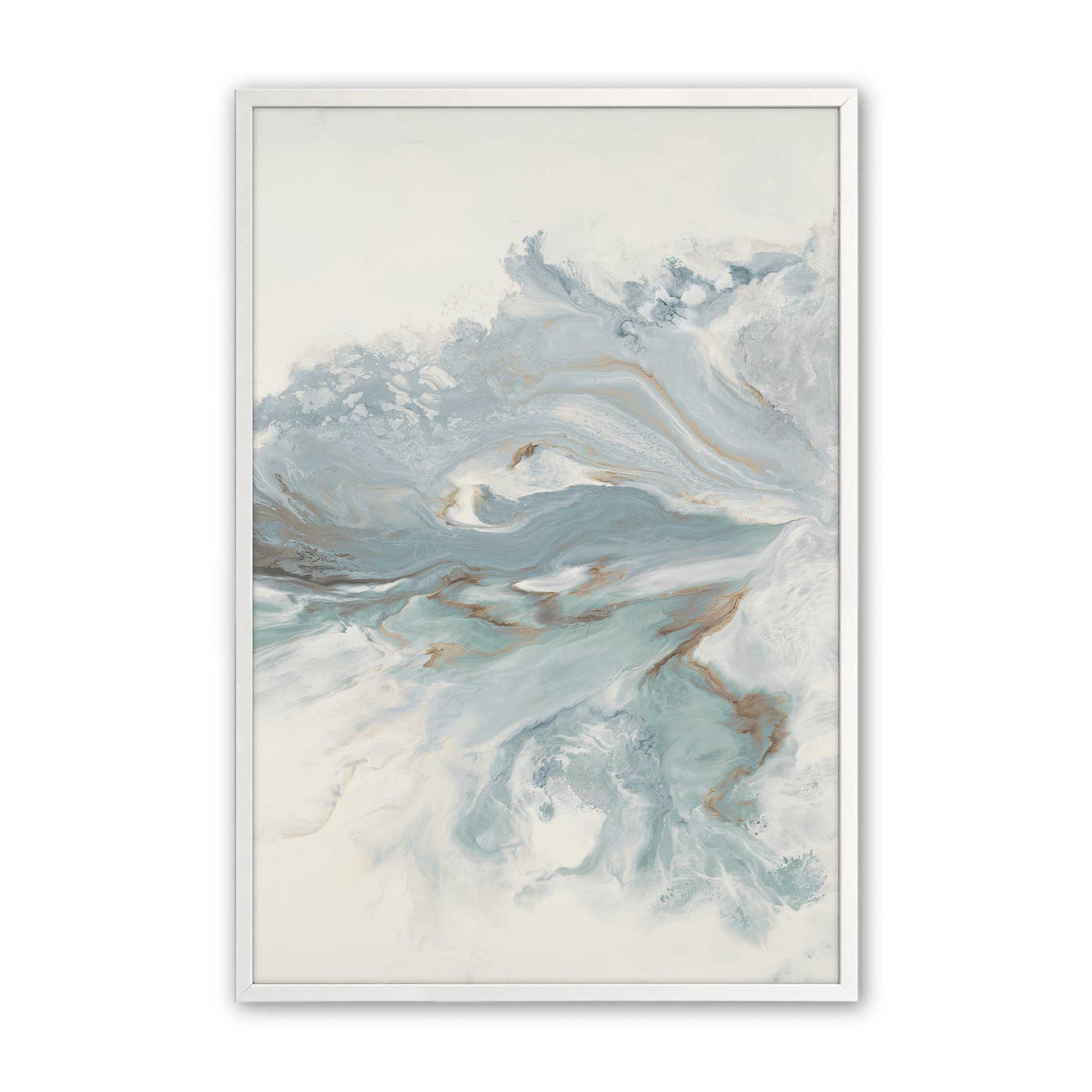 [Color:Opaque White], Picture of art in a Opaque White frame