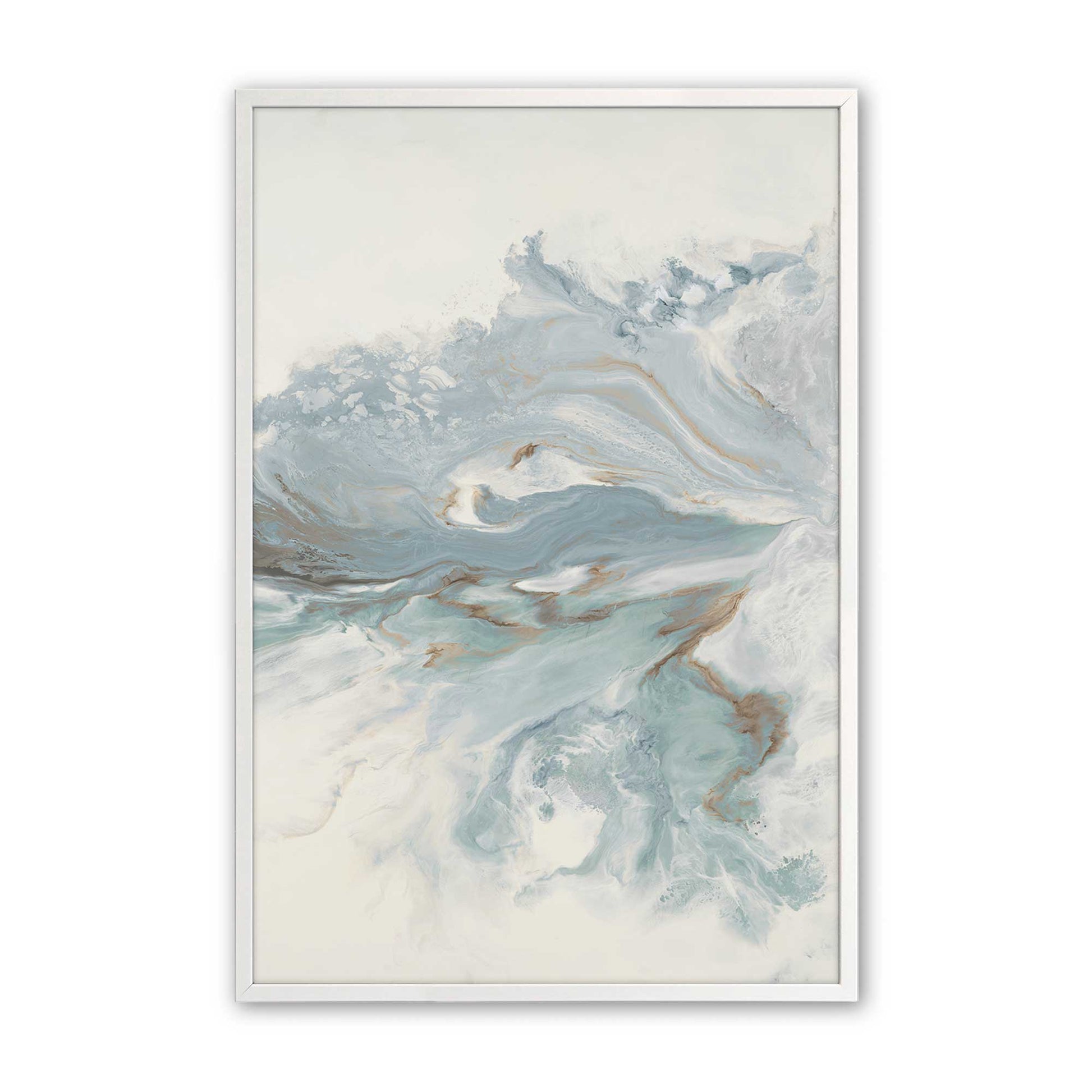[Color:Opaque White], Picture of art in a Opaque White frame