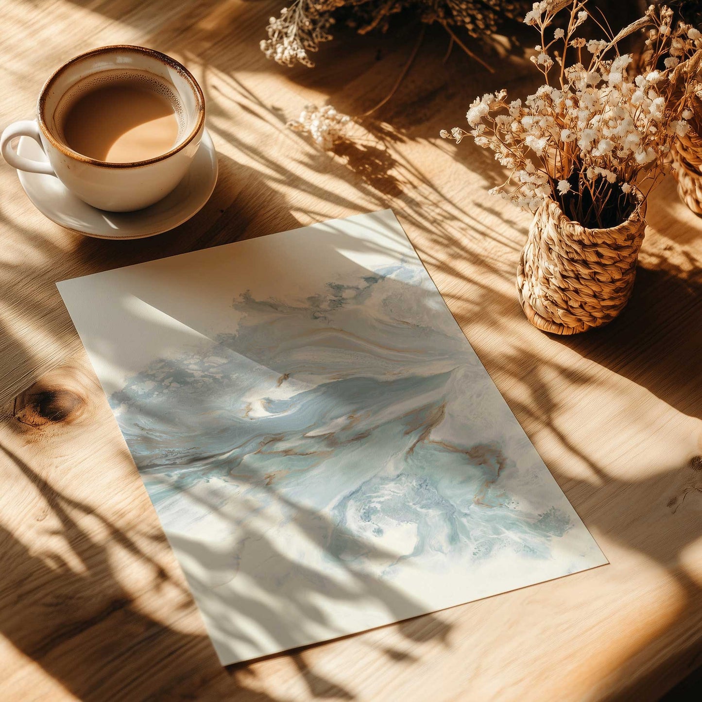 [Color:Rolled Print], Picture of close up of art