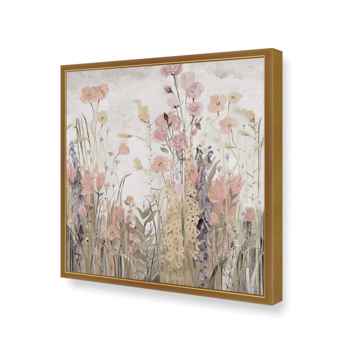 [Color:Polished Gold], Picture of art in a Polished Gold frame of the corner