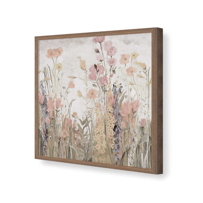 [Color:Walnut], Picture of art in a Walnut frame of the corner