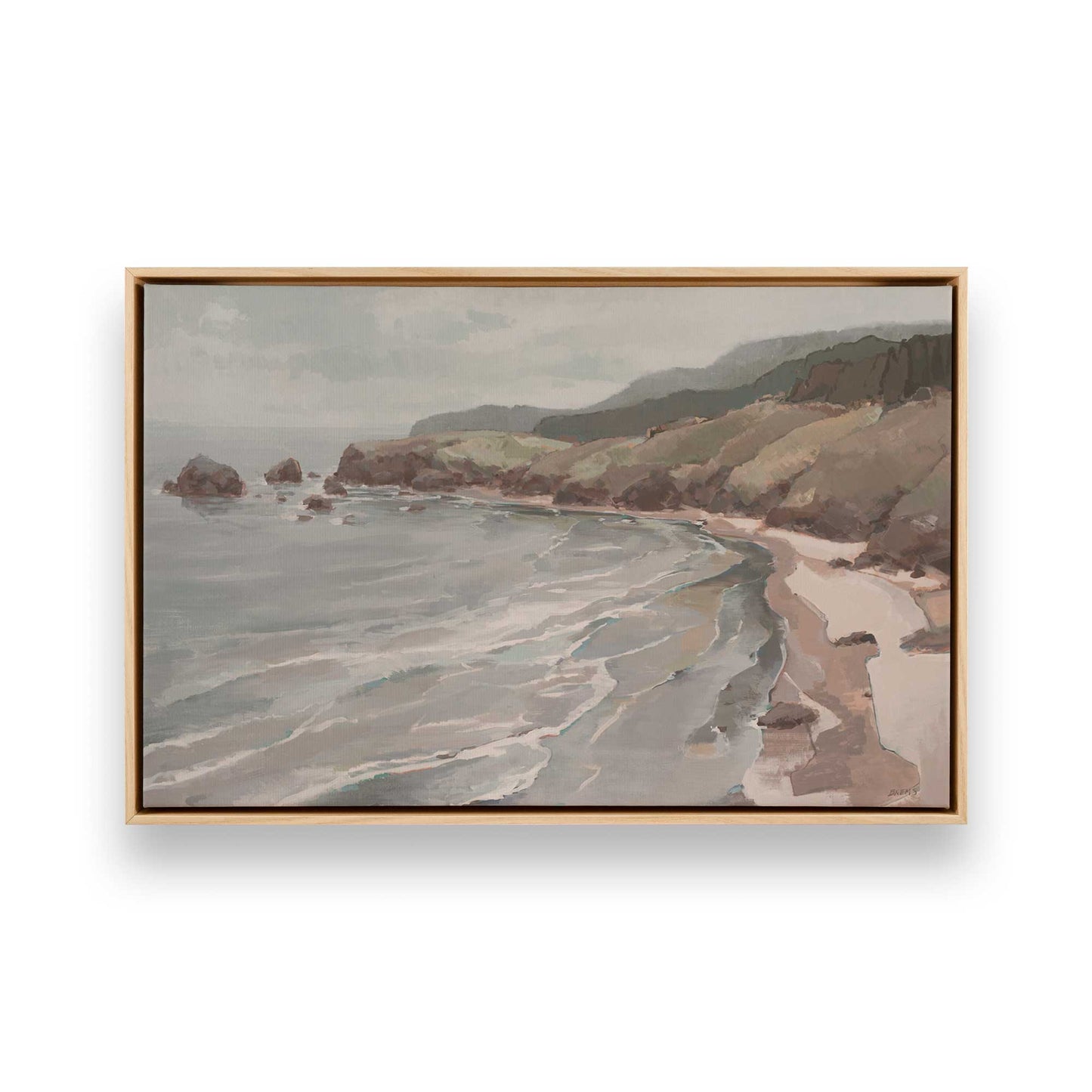 [Color:American Maple], Picture of art in a American Maple frame