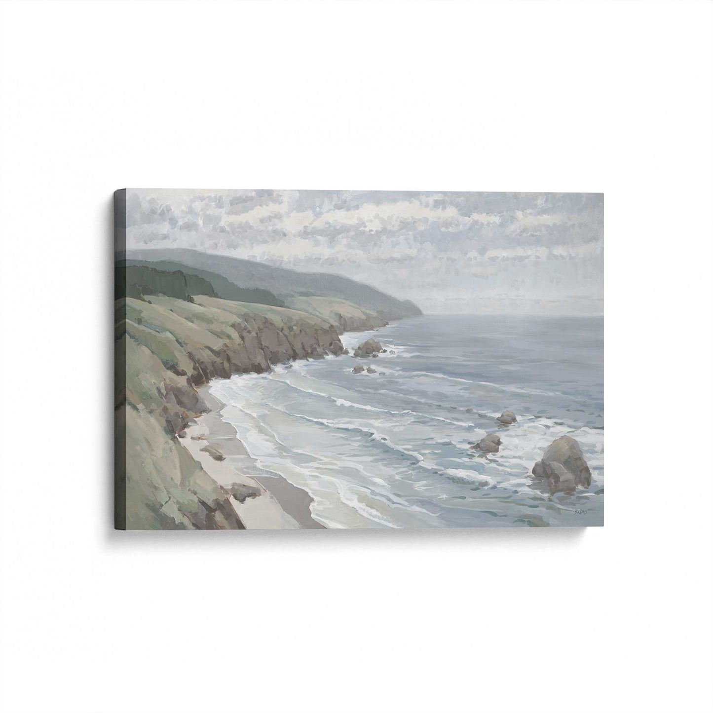 [Color:Stretched Canvas], Picture of art at an angle