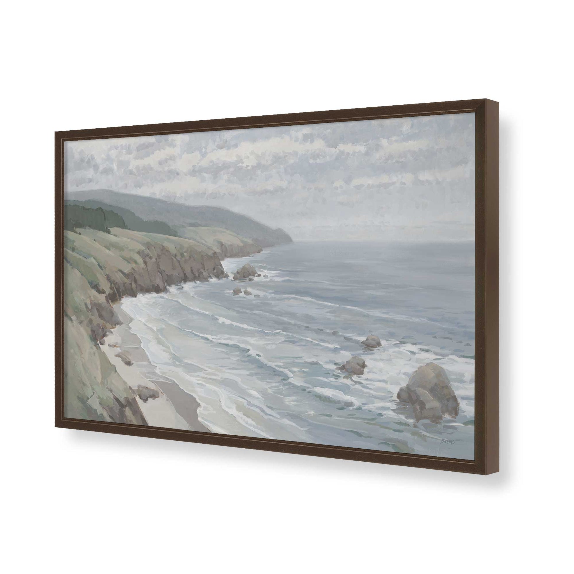 [Color:Belvinder Brown], Picture of art in a Belvinder Brown frame of the corner