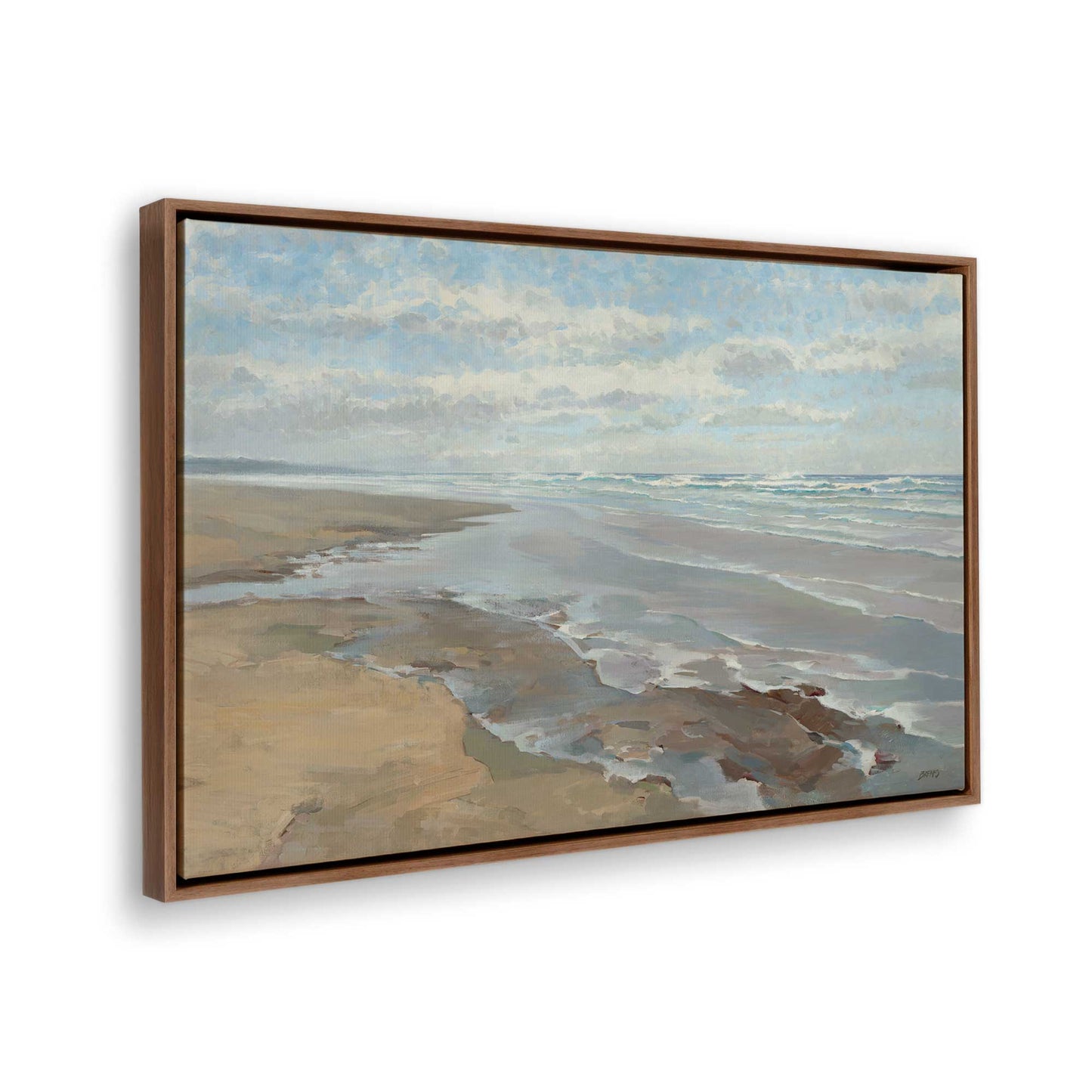 [Color:Walnut], Picture of the corner of the art