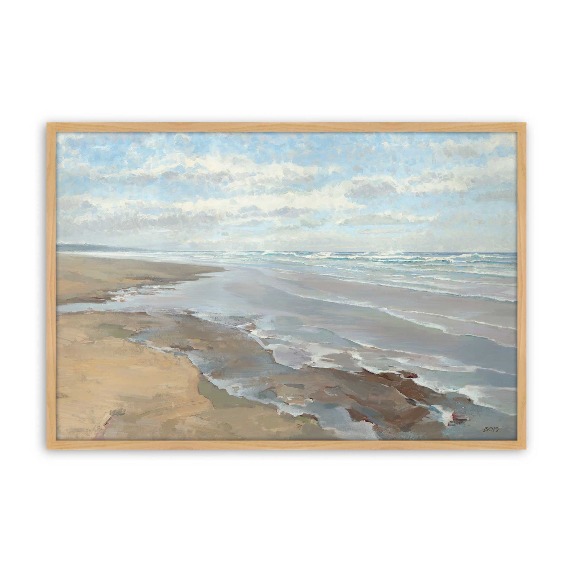[Color:American Maple], Picture of art in a American Maple frame