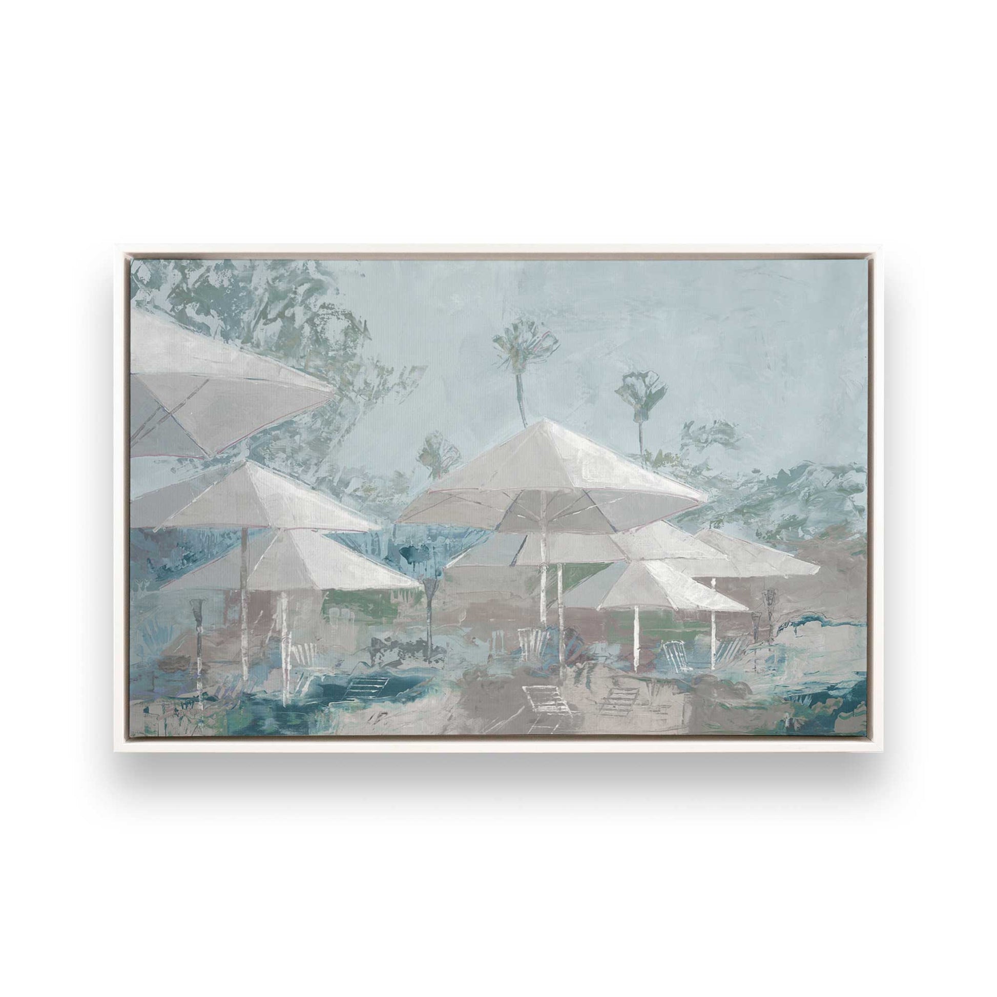 [Color:Opaque White], Picture of art in a White frame