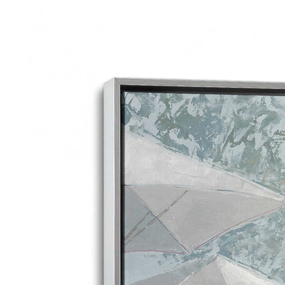 [Color:Polished Chrome], Picture of art in a Polished Chrome frame at an angle