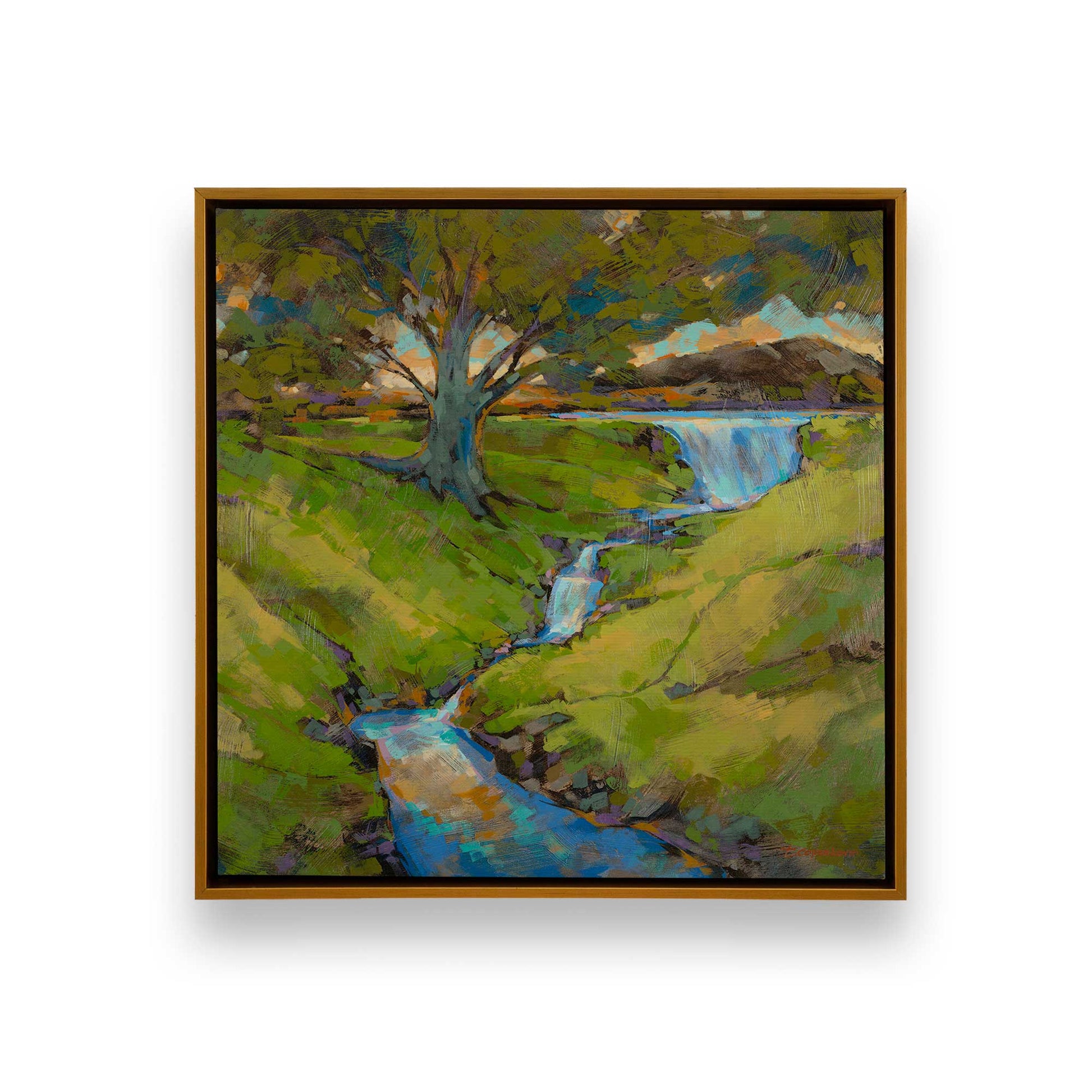 [Color:Polished Gold], Picture of art in a Polished Gold frame