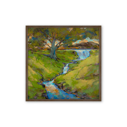 [Color:Walnut], Picture of art in a Walnut frame