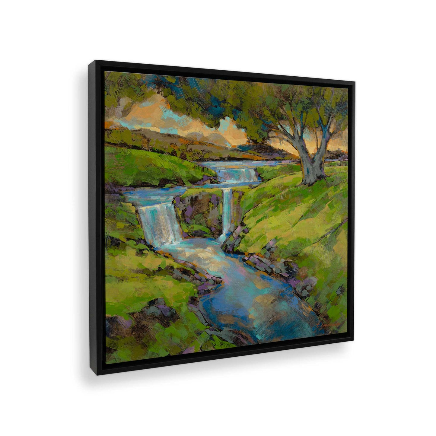 [Color:Satin Black], Picture of the corner of the art