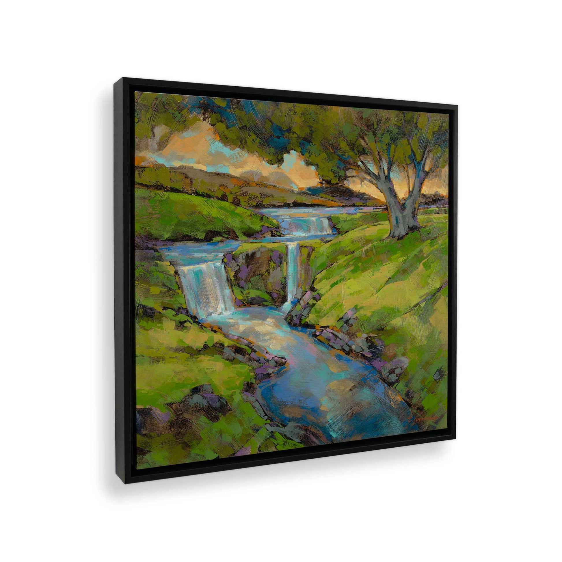 [Color:Satin Black], Picture of the corner of the art