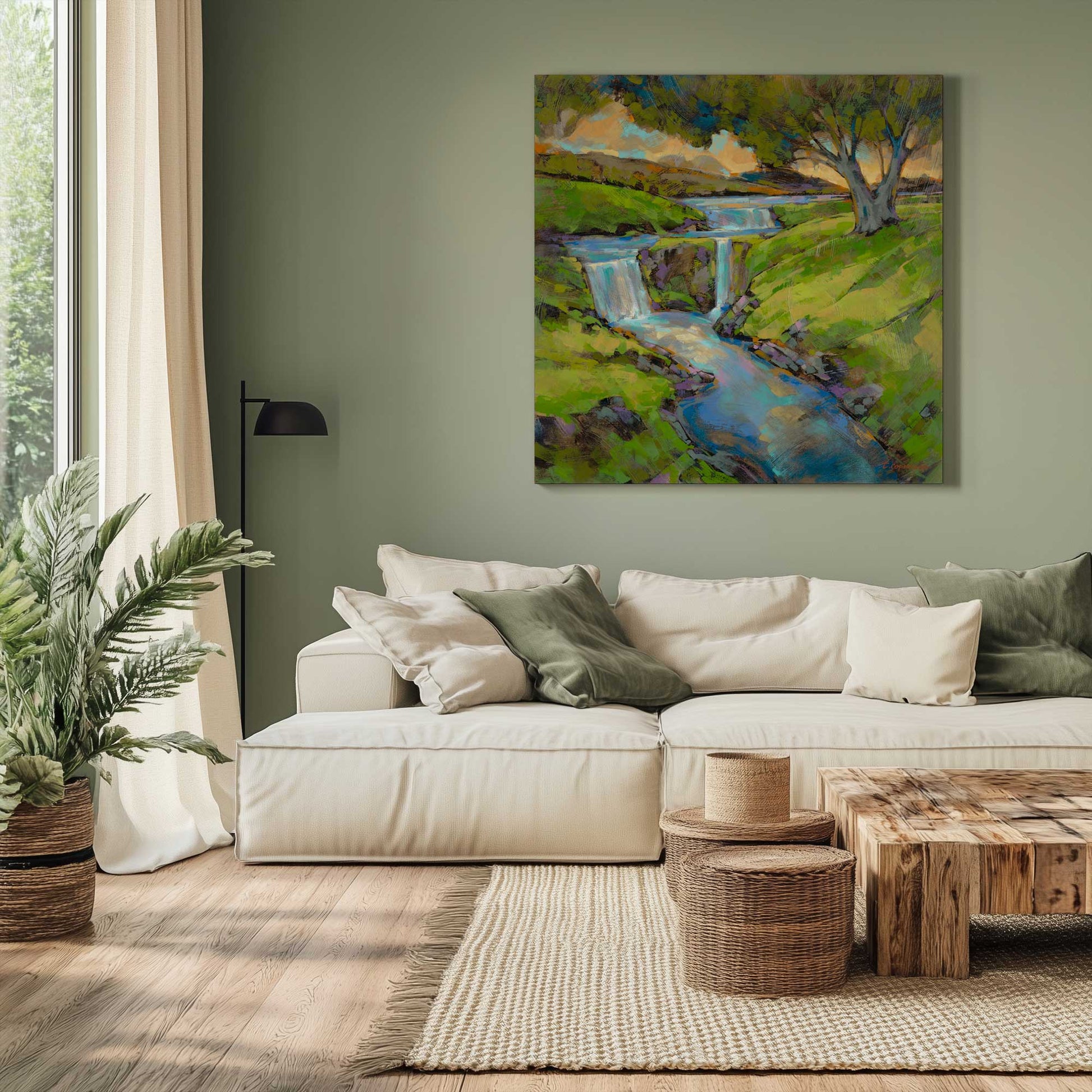 Picture of art in a room