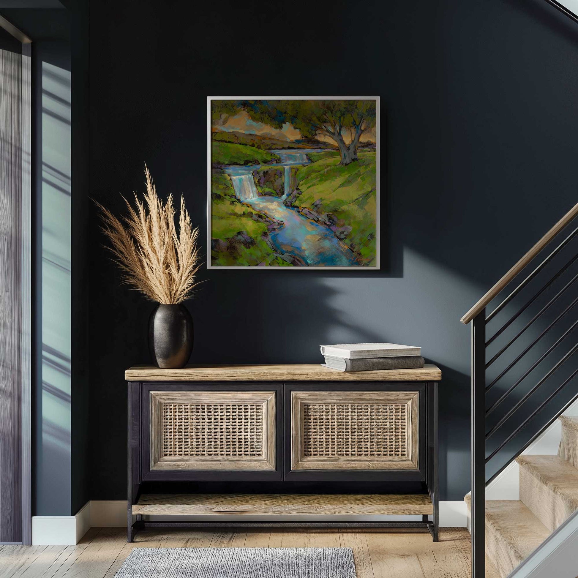 Picture of art in a room