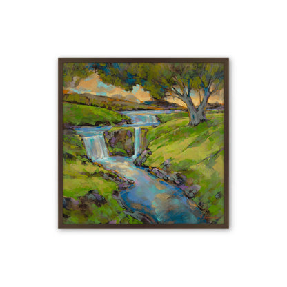 [Color:Belvinder Brown], Picture of art in a Belvinder Brown frame