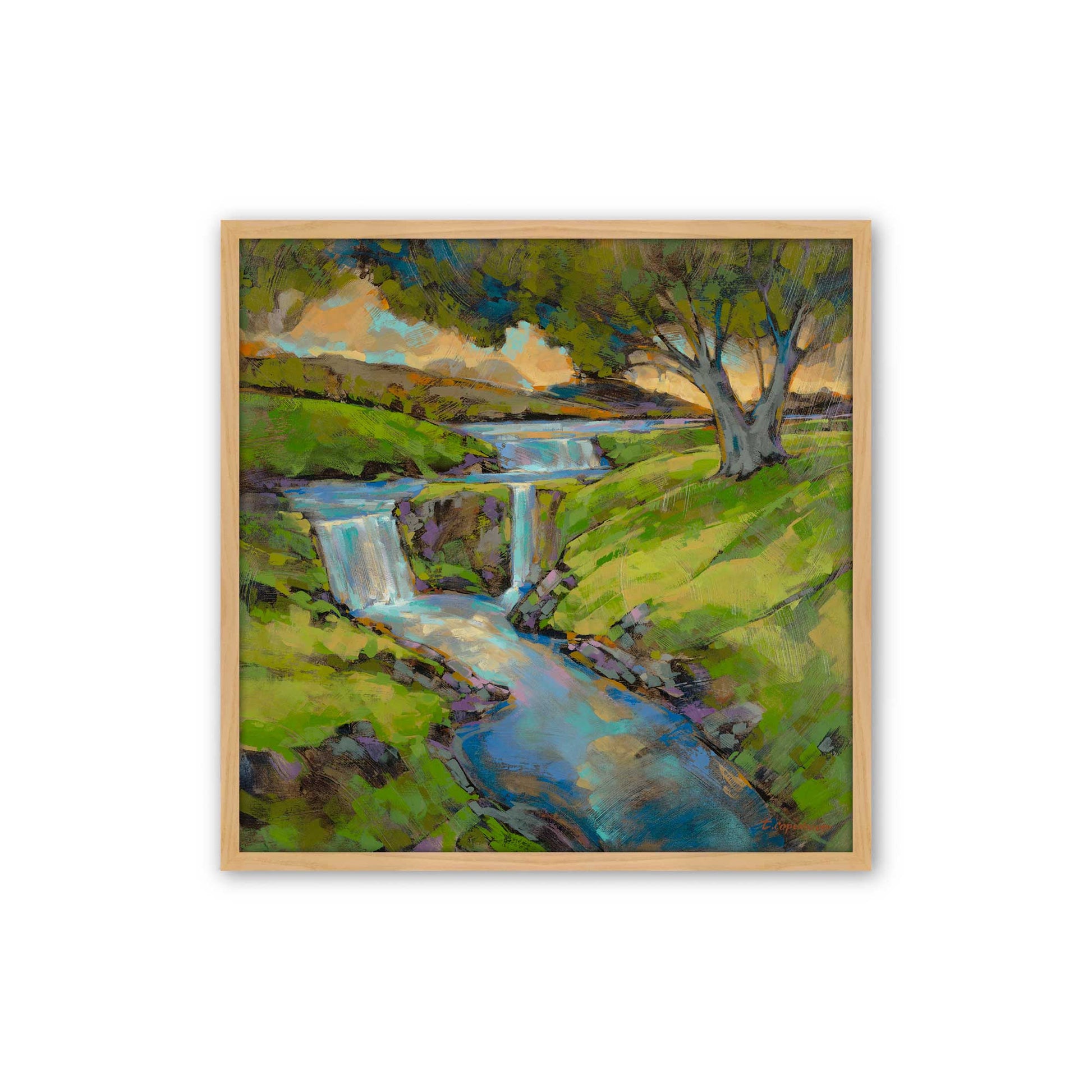 [Color:American Maple], Picture of art in an American Maple frame