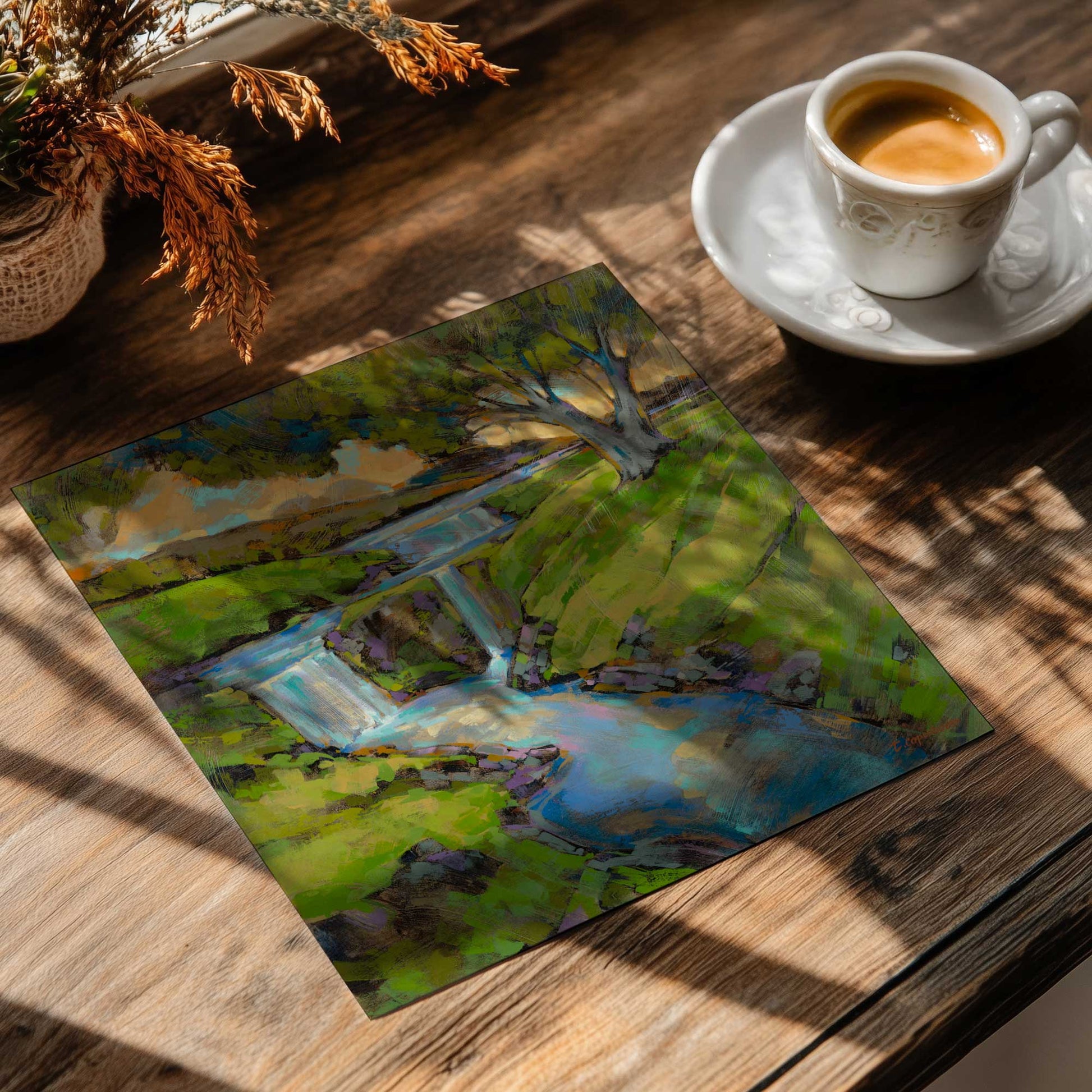 [Color:Rolled Print], Picture of close up of art