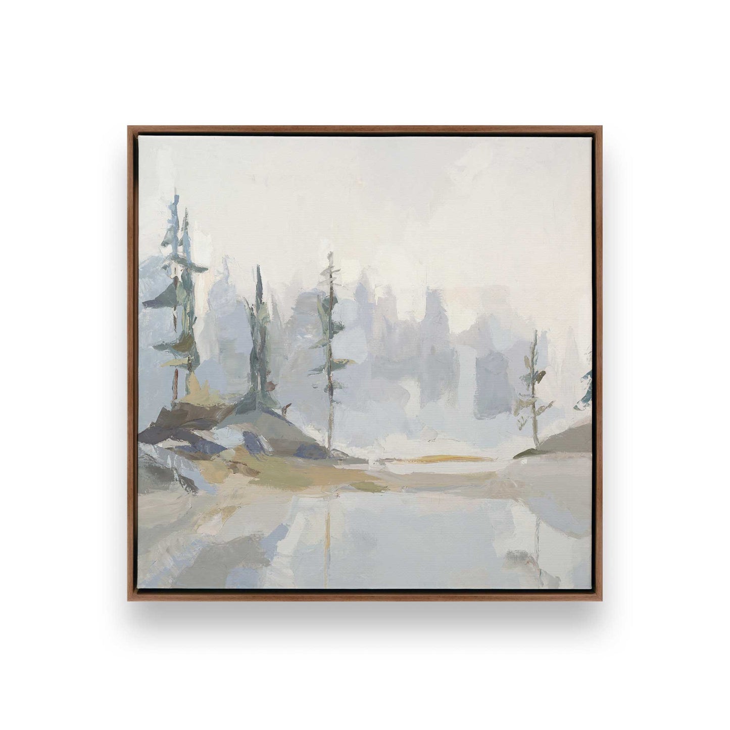 [Color:Walnut], Picture of art in a Walnut frame