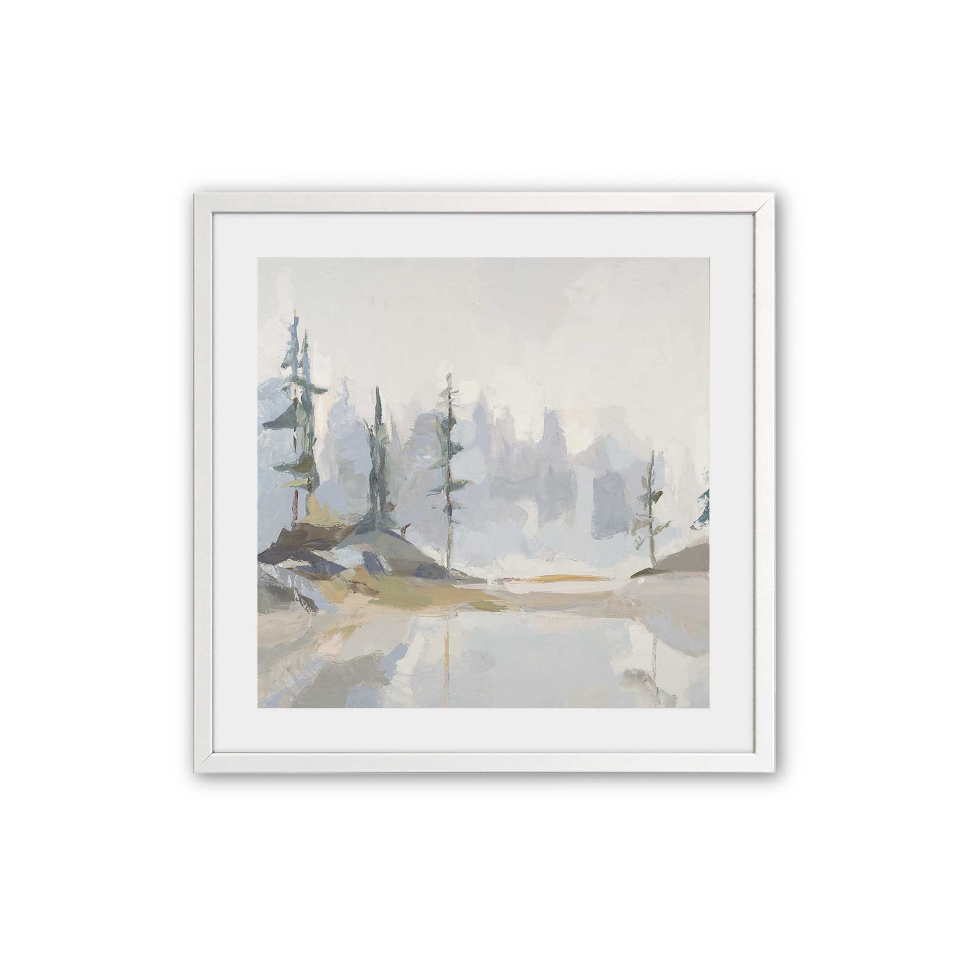[Color:Opaque White], Picture of art in a Opaque White frame