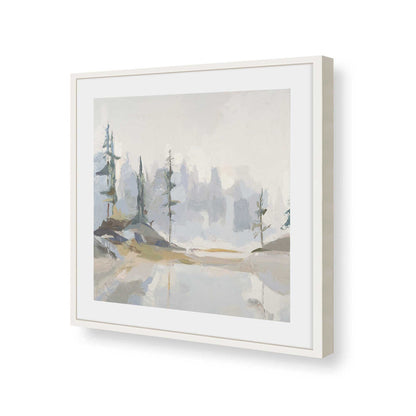 [Color:Opaque White], Picture of art in a Opaque White frame of the corner