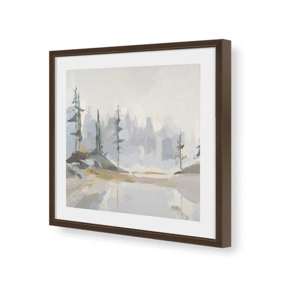 [Color:Espresso], Picture of art in a Espresso frame of the corner