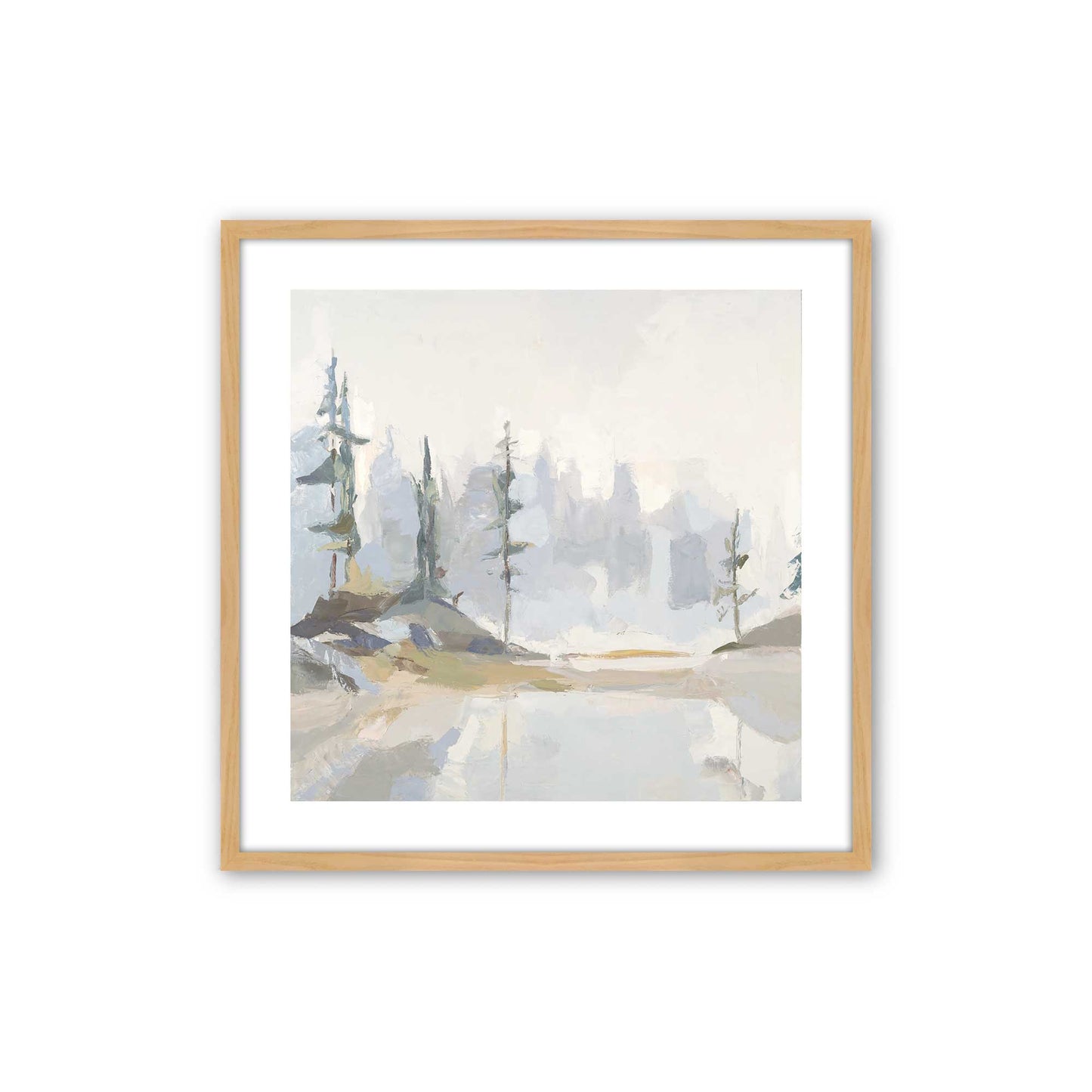 [Color:American Maple], Picture of art in a American Maple frame