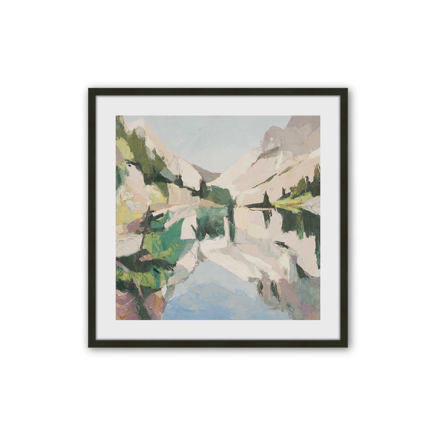 [Color:Satin Black], Picture of art in a Satin Black frame