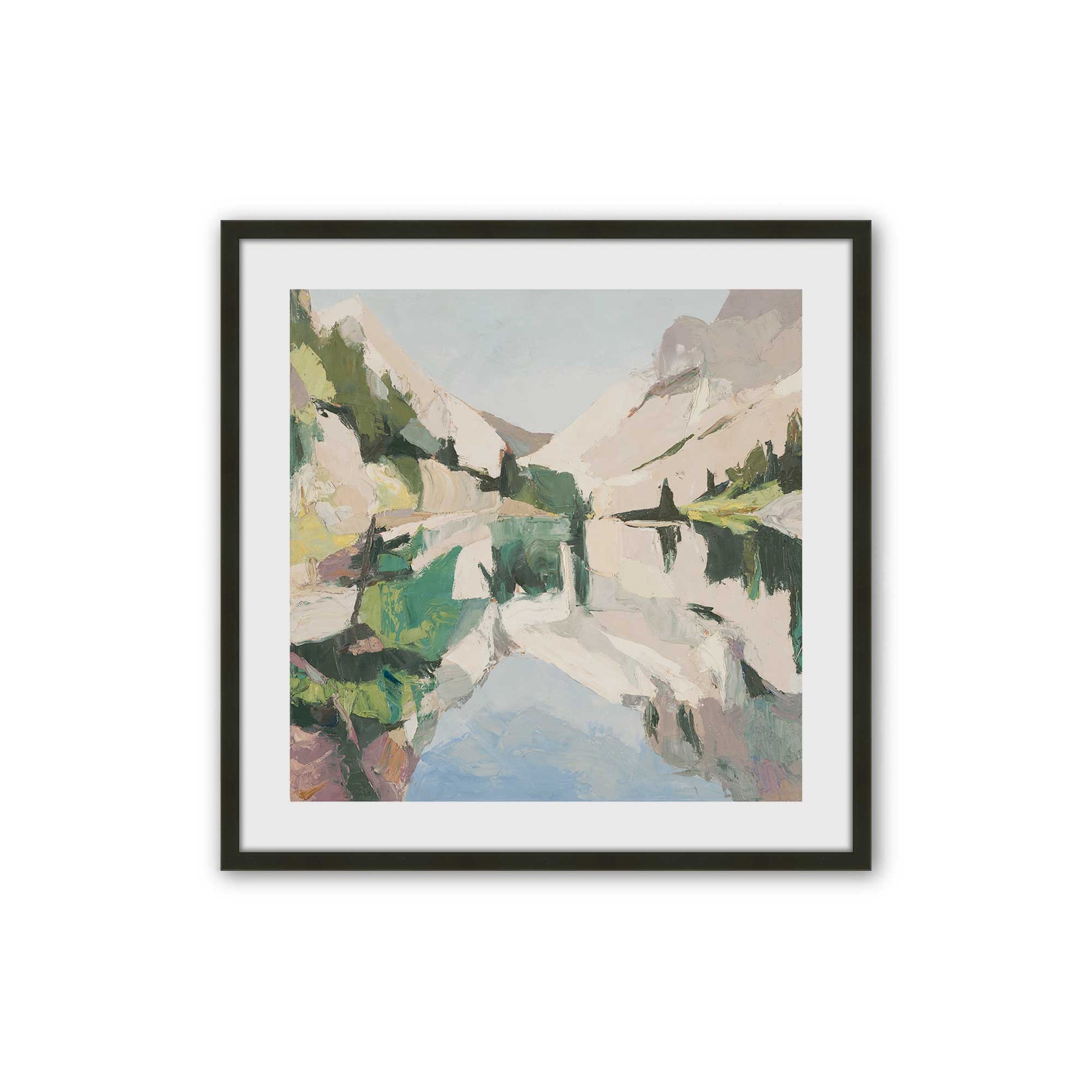 [Color:Satin Black], Picture of art in a Satin Black frame